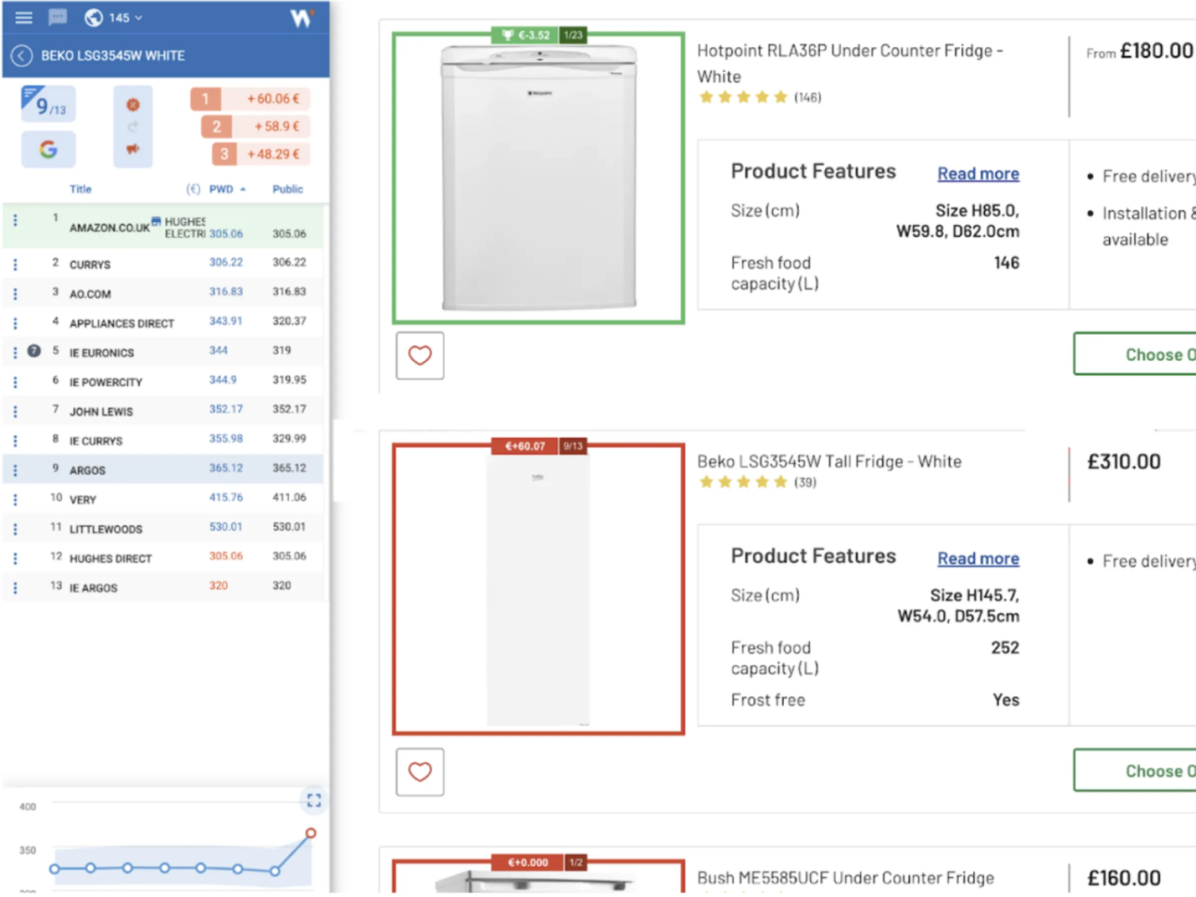 live price check old design